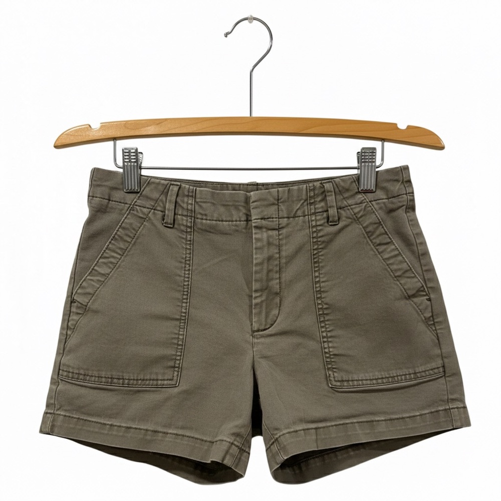 Banana Republic Authentic Chino Women’s SZ‎ 8 Olive Green Shorts